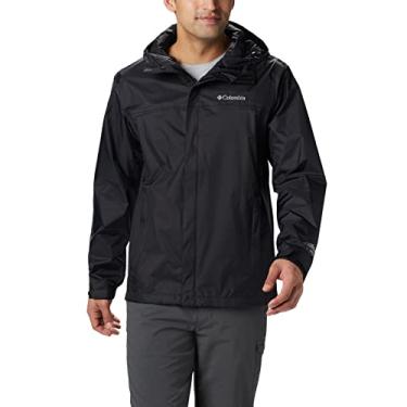 Imagem de Columbia Men's Watertight II Front-Zip Hooded Rain Jacket,Black,X-Large