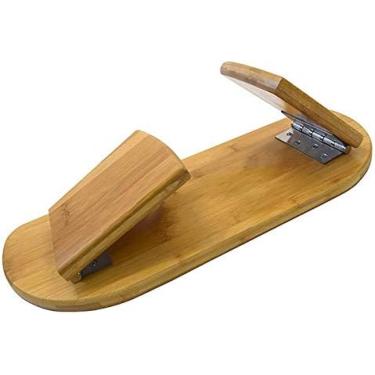 Imagem de Cadeira De Ajoelhamento Portátil Dobrável Para Banco De Meditação - Banco De Ioga De Bambu Com Bolsa De Viagem Para Cerimônia Do Chá, Seiza, Ioga, Oração E Sessão Mais Saudável, Meditação Profunda