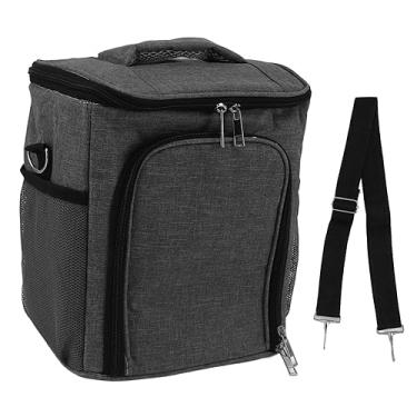 Imagem de Bolsa térmica isolada, resistente ao desgaste, tecido Oxford, bolsa isolada, portátil, à prova de vazamento para ambientes externos (tamanho livre)