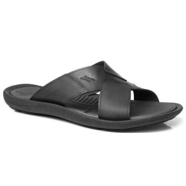 Imagem de Chinelo Itapua Couro Masculino Preto 3501P