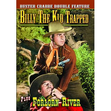 Imagem de Crabbe, Buster Double Feature: Billy The Kid Trapped (1942) / Forlorn River (1937)