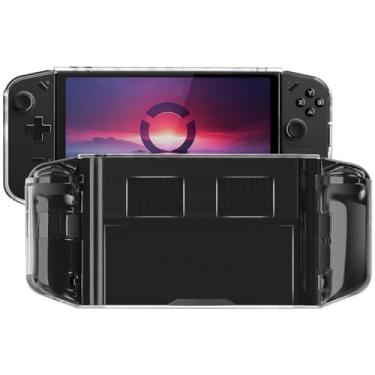 Imagem de Miimall Capa transparente para Lenovo Legion Go, capa protetora de TPU macio, proteção total, anti-impressões digitais, resistente a arranhões, capa protetora para Lenovo Legion Go Gaming portátil