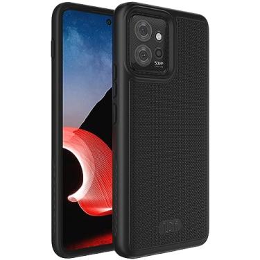 Imagem de TUDIA Capa DualShield Grip projetada para Motorola ThinkPhone (2023), [MergeGrip] Capa protetora de telefone de camada dupla à prova de choque fina de grau militar antiderrapante resistente (preto