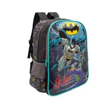 Imagem de Mochila Escolar Infantil de Costas Creche Passeio Batman Dc Luxcel-Unissex