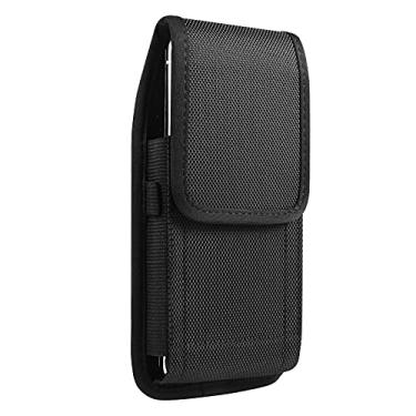 Imagem de Coldres de celular grandes verticais bolsa de cinto de nylon para homens compatível com OnePlus 12 12R 11 10T 10 Pro Nord N30 / Motorola Edge Edge+ / Edge 40 Pro/Moto G Stylus Power Play Pure/Pixel 8