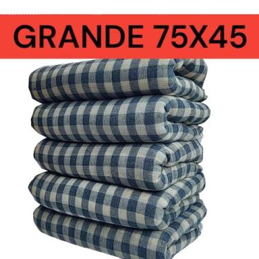 Imagem de 100 Pano De Chão Grande Xadrez - Tamanho 75x45 Saco Duplo - DRK