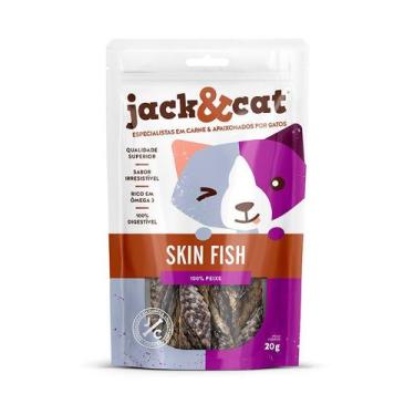Imagem de Petisco Jack&Cat Skin Fish para Gatos 20g - Jack&Pup