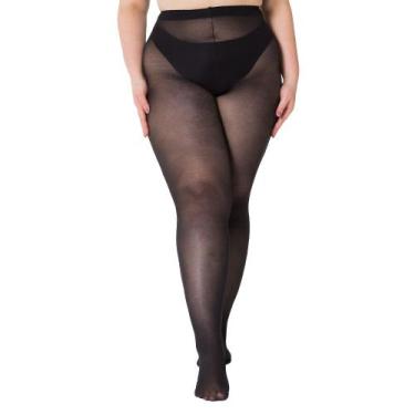 Imagem de Meia Calça Trifil Fio 40 Original  Feminina Opaca Poliamida Plus Size 