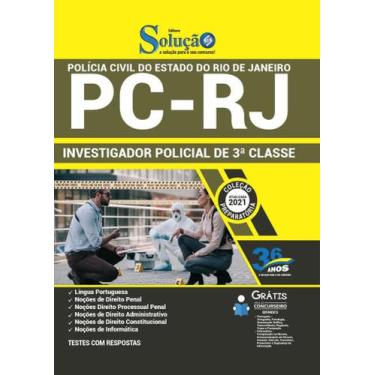 Imagem de Apostila Pc Rj - Investigador Policial De 3ª Classe - Editora Solucao