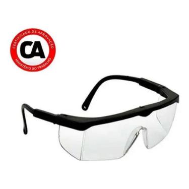Imagem de Oculos De Proteção Epi  10 Unidades - Poli-Ferr, incolor