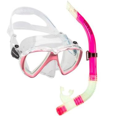 Imagem de Kit de Mergulho Máscara+Respirador Cressi Ranger Fun, Transparente, Ro