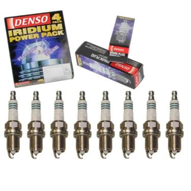 Imagem de 8 peças de velas de ignição DENSO Iridium Power compatíveis com Dodge Ram 1500 4.7L 5.2L 5.9L V8 1994-2007