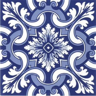 Imagem de Azulejos Colonial Português Porto kit com 12 peças  - Eliane