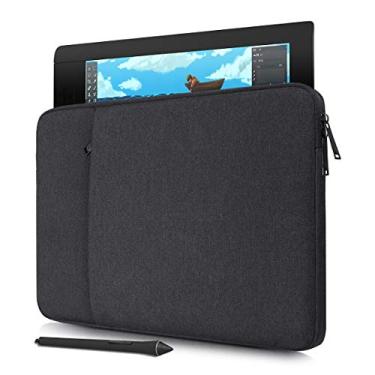 Imagem de Capa portátil de desenho para tablet Wacom Cintiq 16/Pro 16/Intuos Pro Grande PTH860, Huion Kamvas 16 – Bolsa protetora de transporte (preto)