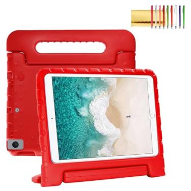 Imagem de Dteck Capa infantil para iPad 10.2 2021/2020/2019 - iPad 9ª/8ª/7ª geração, capa para crianças, à prova de choque, resistente, leve, com alça de EVA, à prova de crianças, para iPad 9/8/7 gerações de