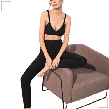 Imagem de Calça Legging Feminina Flanelada Forrada Leg Apeluciada - Prime Linger