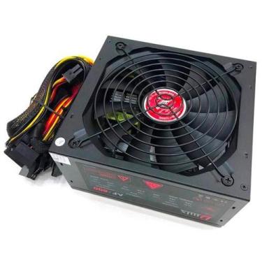 Imagem de Fonte Atx 600W Reais 24Pino + 6 Sata 115-230 Chaveada Af-600 - DEX