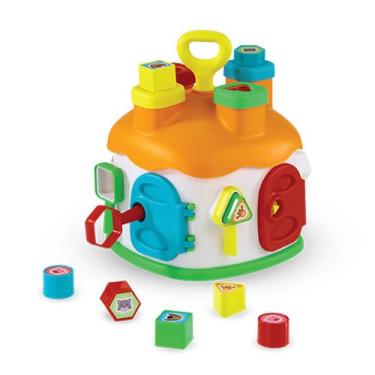 Imagem de Brinquedo Educativo Casinha Infantil Bloco de Encaixar Homeplay - Xpla