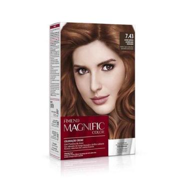 Imagem de Coloração Magnific Color 7.43 Louro Médio Acobreado Dourado - Amend