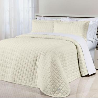 Imagem de Cobre Leito Colcha Casal Queen Glass Tecido Percal 200 Fios Algodão 03