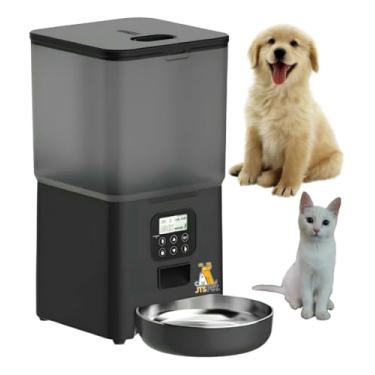 Imagem de Alimentador Automático Pet, 6L Comedouro para PET Fácil Comedouro Elevado, Controle de Aplicativo, Gravador de Voz, Programação de Alimentação, Animais Pet Gatos Cachorro