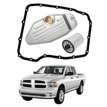 Imagem de Citumo 45Rfe 68Rfe 545Rfe Filtro De Transmissão, Cárter De Óleo E Kit De Junta, Adequado Para Dodge Dakota Durango Ram 1500 2500 3500, J-Eep Grand Cherokee Liberty, Ram 1500 2500 3500, Substitui # 479