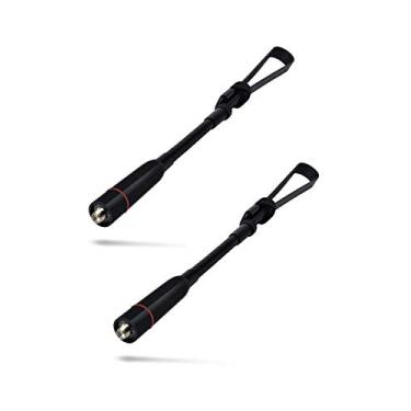 Imagem de Antena portátil HYS dobrável tática com faixa dupla VHF/UHF com ganso para UV-5R, UV-82, BF-F8HP, UV-5R V2+ Plus, BF-F9 V2+ Rádios bidirecionais (2 unidades)