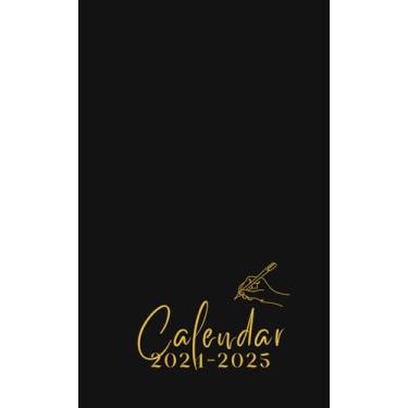 Imagem de Small 2 Year Pocket Calendar 2024-2025: Monthly Pocket Planner 2024-2025 for Purse 4 x 6.5 Inch | Black Soft Cover For Men | With Important Dates & Password Tracker