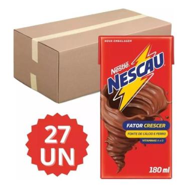 Imagem de Bebida Láctea Nescau 180ml Caixa Com 27 Unidades - Nestlé