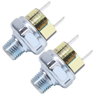 Imagem de LDMINDA Interruptor de Pressão de Ar de 2 Peças 120-150 Psi Rosca de Montagem Do Tanque 1/4" Npt 12 V/24 V Dc Válvula de Interruptor de Buzina de Trem de Ar 120-150 Psi Interruptor (120-150 Psi)