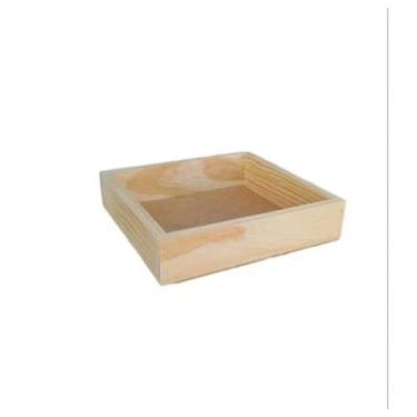 Imagem de Kit 5 caixa cesta 20x20x5 cesta de café da manhã - Leal arte