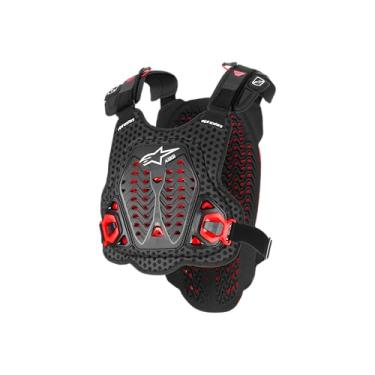 Imagem de Alpinestars - Protetor de peito A-5 Plasma Preto/Vermelho/Branco Xl/2X (6700825-132-XLX)