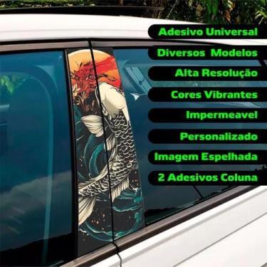 Imagem de Adesivo Personalizado Para Coluna Porta Carro Decorativo 57 - Resitank