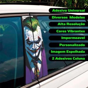 Imagem de Adesivo Personalizado Para Coluna Porta Carro Decorativo 64 - Resitank
