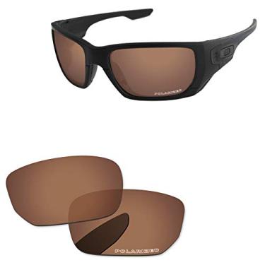 Imagem de PapaViva Lentes de substituição para Oakley Style Switch OO9194/Style Switch ajuste asiático OO9216 Óculos de sol marrom cobre - Polarizado