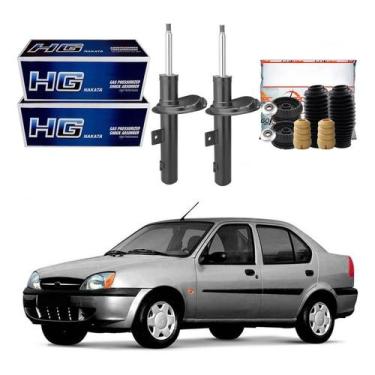 Imagem de Kit Amortecedor Dianteiro Fiesta Street 1.0 1.6 2000 A 2002 - Nakata