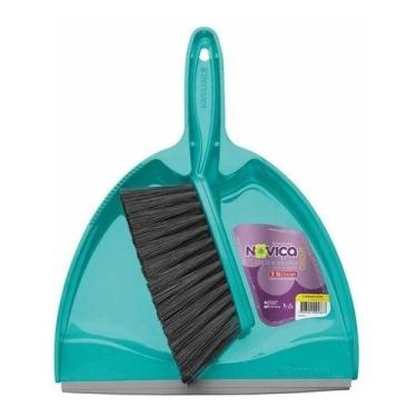Imagem de Kit Pá De Lixo Com Escovinha - Azul Turquesa - Bettanin