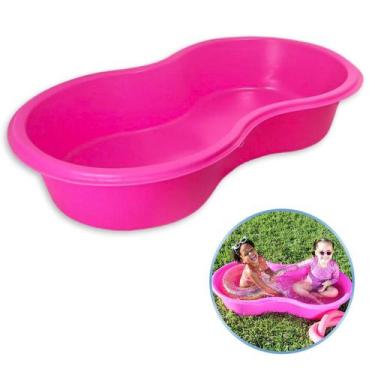 Imagem de Piscina Infantil Multiuso Afort 50L Formato Feijão  Polietileno Atóxic