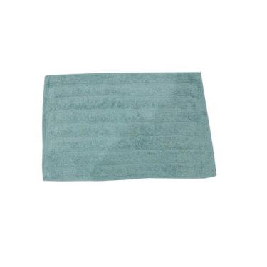 Imagem de Tapete Retangular Stripe 40 Cm X 60 Cm Indiano - Turqueza - Rozac