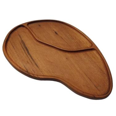 Imagem de Tábua Petisqueira Para Churrasco Cortar E Servir Em Madeira