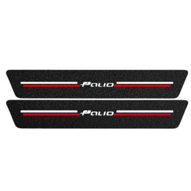 Imagem de Kit Soleira Protetora Porta Premium Red PVC Palio 2 Portas - Jhow Ades
