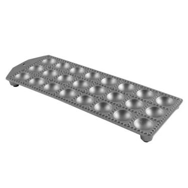 Imagem de Molde Para Ravioli Redondo Eppicotispai Em Alumínio Com Rolo Para Massa 4 Cm Alumínio