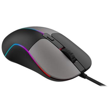 Imagem de Mouse Gamer Satellite A-gm11 - Com Fio - 7200 Dpi - 7 Botoes - Preto E Cinza