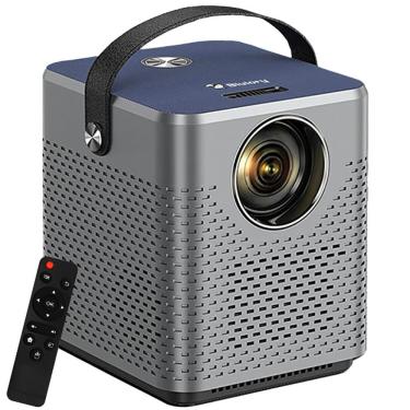 Imagem de Projetor Blulory T3 De 150 Ansi Lumens Com Hdmi E Usb Bivolt - Cinza