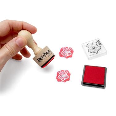 Imagem de Carimbo Selo Carta Hogwarts Harry Potter Leonora C- 1 Carimbo + 1 Almofada