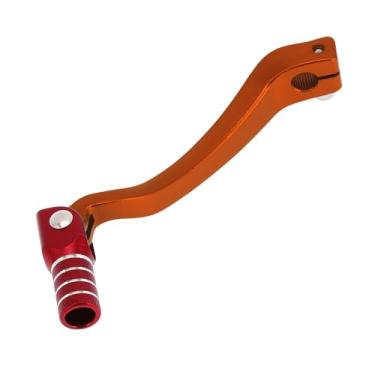 Imagem de INFINAUTO Alavanca de câmbio dobrável de motocicleta para Kayo T6 Braço de alavanca de mudança de pedal laranja vermelho prateado