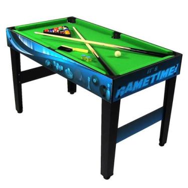 Imagem de Mesa Multijogos 10 em 1 Sinuca Bilhar Pebolim Hockey Tenis de Mesa Xad