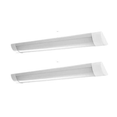 Imagem de 2 Luminária Led Linear 11,5w Philips 3000k 1100lm Bivolt