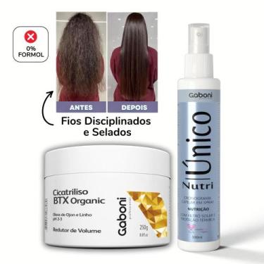Imagem de Kit Redutor de Volume Cicatriliso BTX Organic 250g + Spray Termoprotet