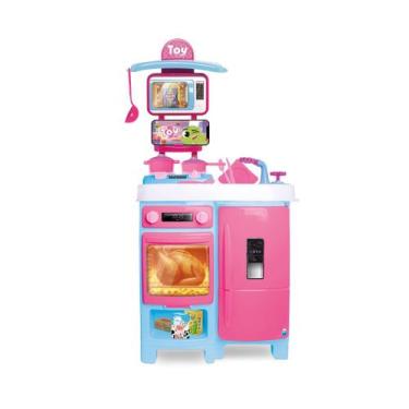 Imagem de Brinquedo Cozinha Infantil Bancada Completa Samba Toys